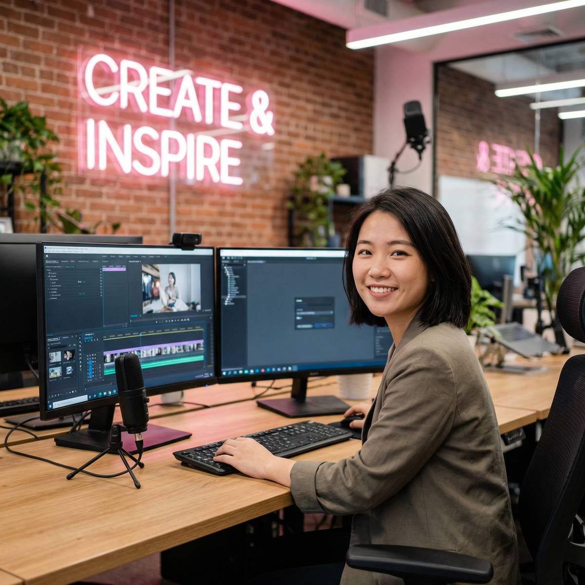 校花传媒剪辑师